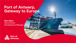 Port of Antwerp Presentation