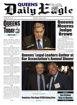 Queens Mourns Judge Brown Continued from Page 1 Jor Reductions in Violent Crime Tion, Brown Said
