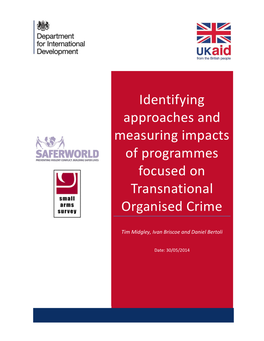 Identifying Approaches and Measuring Impacts of Programmes Focused on Transnational Organised Crime