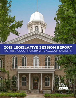 2019 Legislative Session Report Action