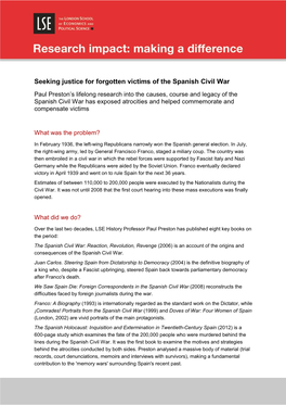 Seeking Justice for Forgotten Victims of the Spanish Civil War