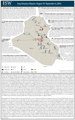 Iraq SITREP 2016-09-06