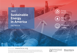 2017 Sustainable Energy in America FACTBOOK