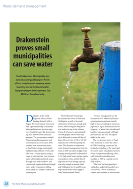 Drakenstein Proves Small Municipalities Can Save Water