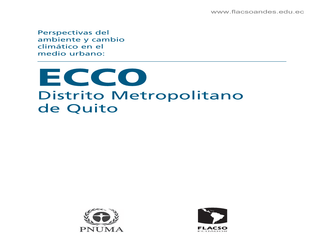 Distrito Metropolitano De Quito ECCO DMQ