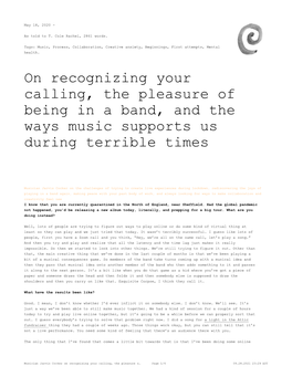 Musician Jarvis Cocker on Recognizing Your Calling, the Pleasure O… Page 1/6 09.28.2021 23:29 EST Discos on Saturday Nights, This Domestic Disco Thing