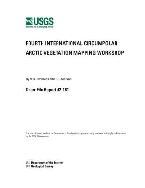 Fourth International Circumpolar Arctic Vegetation Mapping Workshop