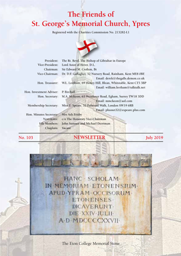 The Friends of St. George's Memorial Church, Ypres