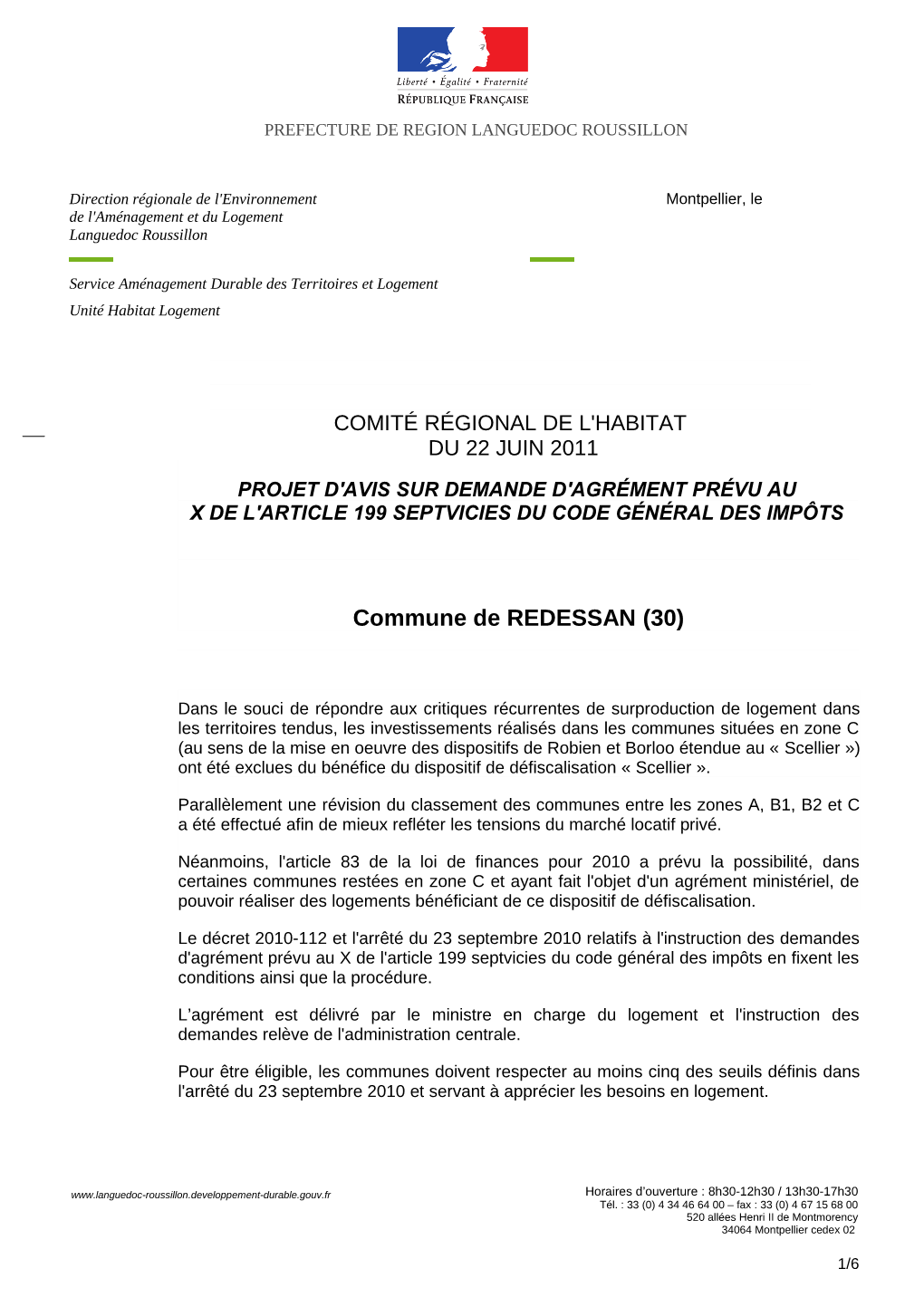 Commune De REDESSAN (30)