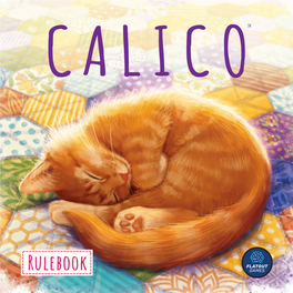 CALICO ACHIEVEMENTS Work Your Way up the Achievements Chart to Become a Calico Quilt Master! Calico Achievement Points Can Be Earned and Tracked As You Play Calico