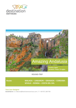 Amazing Andalusia