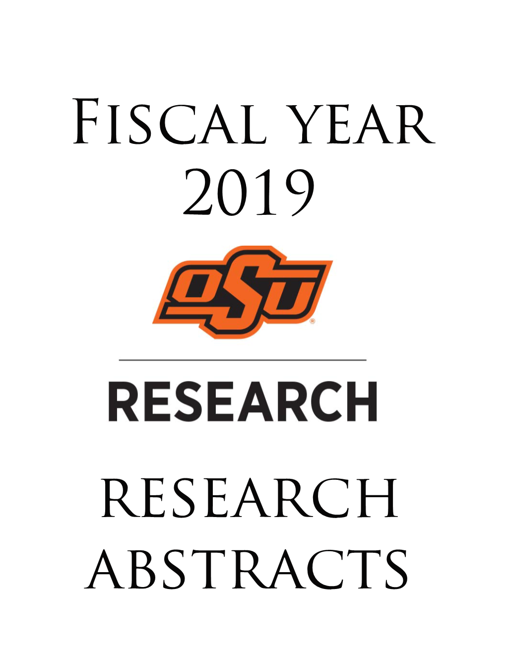 2019 Research Abstracts ART, GRAPHIC DESIGN and ART HISTORY