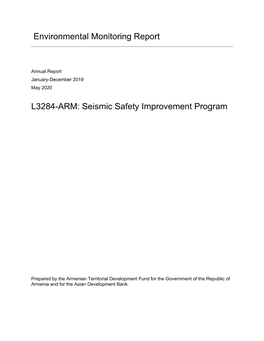 Environmental Monitoring Report L3284-ARM