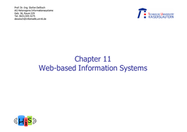 Chapter 11 Web-Based Information Systems