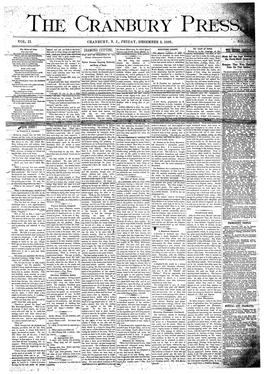 J., Friday, December 3. 1886