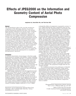 Effects of JPEG2000 on the Information and Geometry Content of Aerial Photo Compression