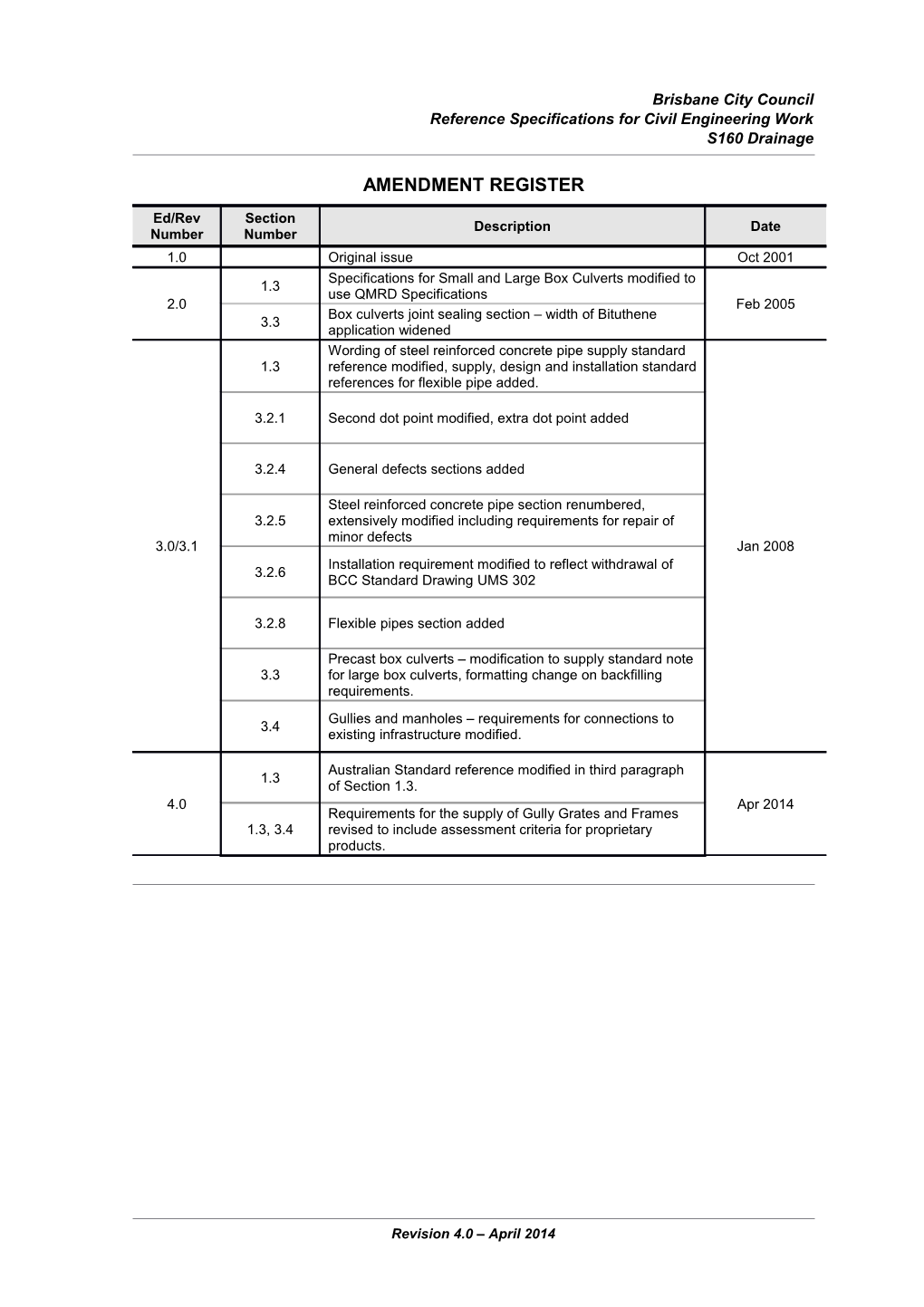 Reference Specifications for Civil Engineering Work 2001