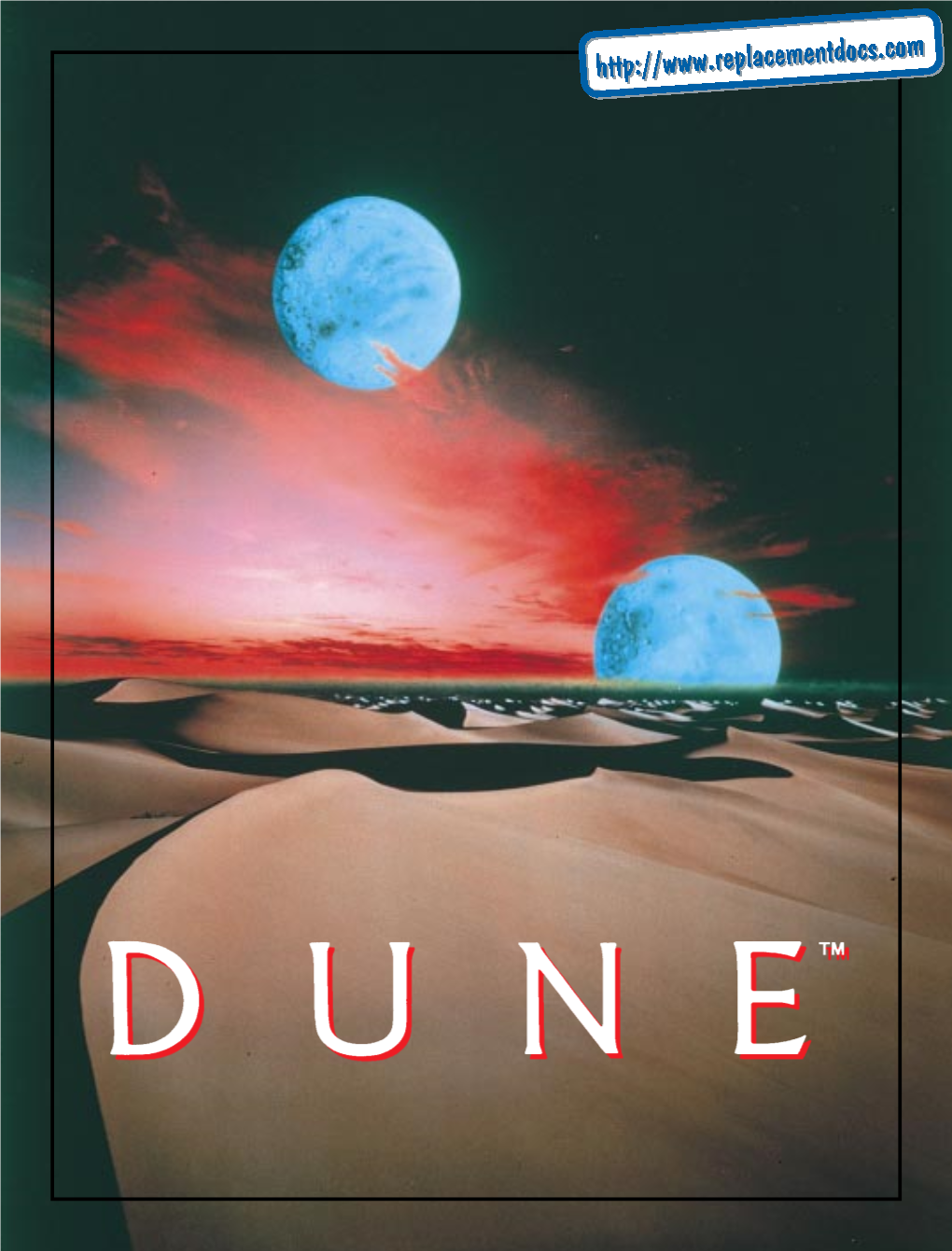 Dune Eng 26/8/97 11:16 Am Page 1 Dune Eng 26/8/97 11:16 Am Page 2