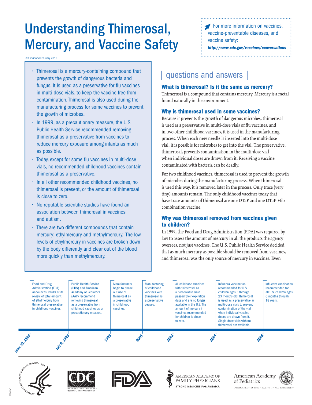 Understanding Thimerosal, Mercury, and Vaccine Safety