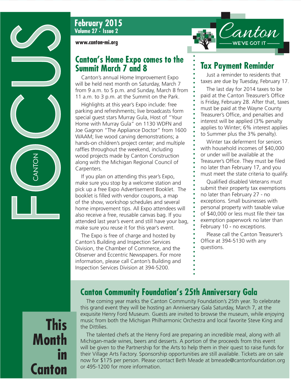 February 2015 Focus