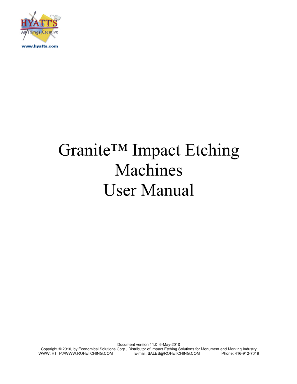 Granite User Manual