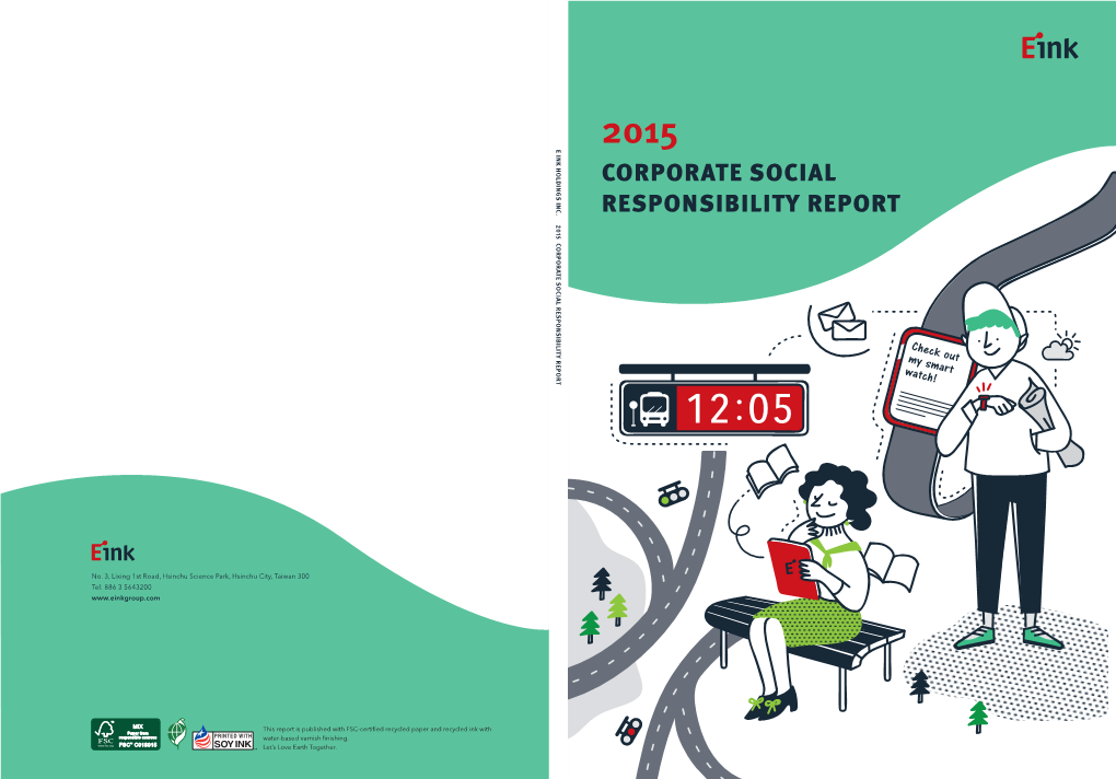 2015 Corporate Social Responsibility Report 2015 Corporate Social Responsibility Report