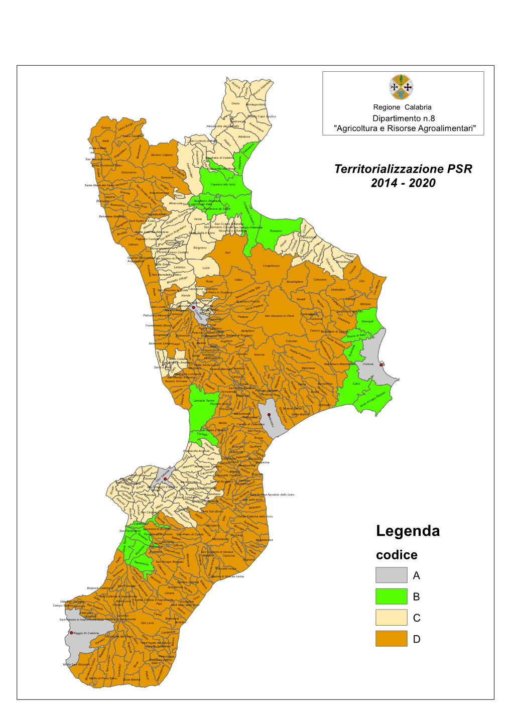 Territorializzazione PSR Saracena