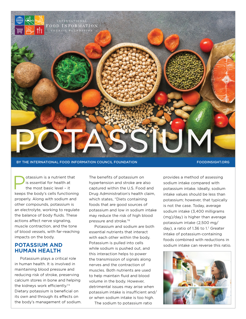 Potassium and Human Health