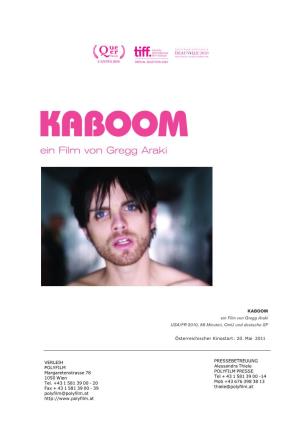 Kaboom Ein Film Von Gregg Araki USA/FR 2010, 86 Minuten, Omu Und Deutsche SF