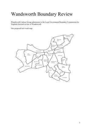 Download the Wandsworth Labour Submission to the Boundary Review