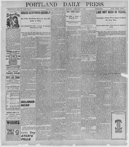 Portland Daily Press: February 1, 1898
