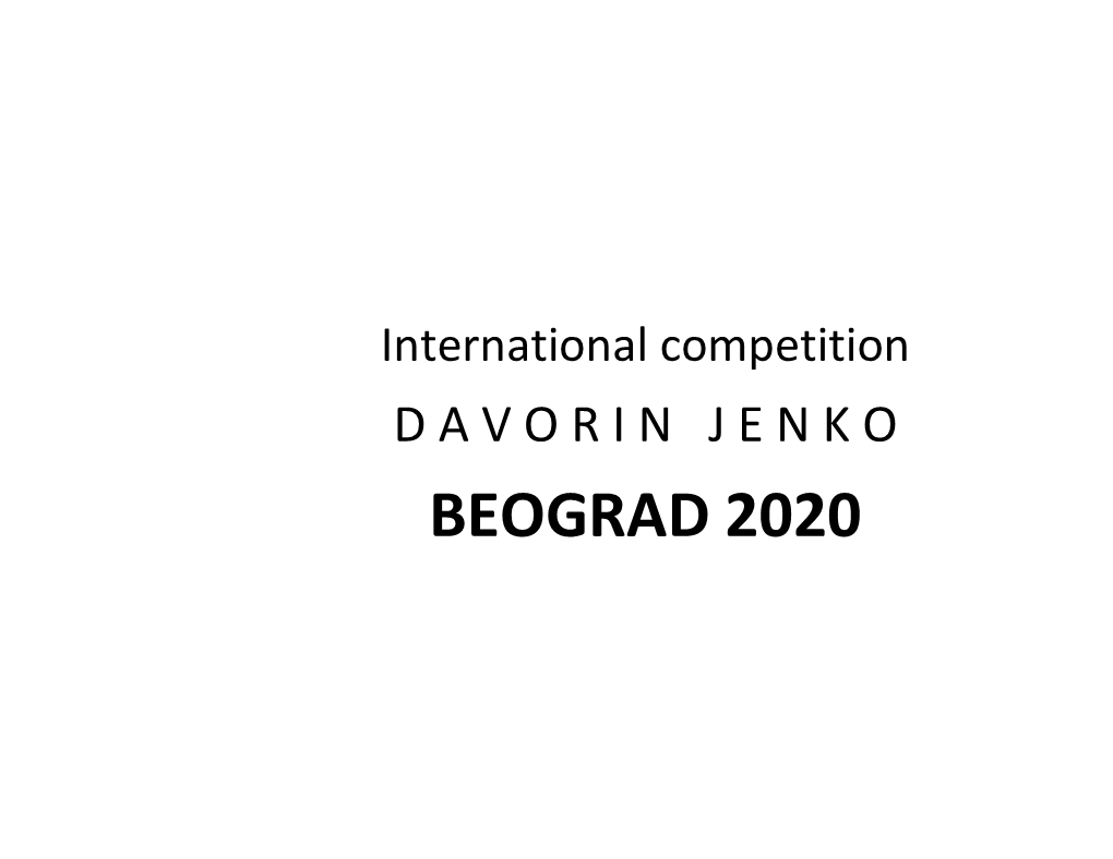 Beograd 2020