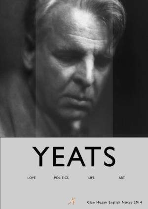 Yeats Notes 2014
