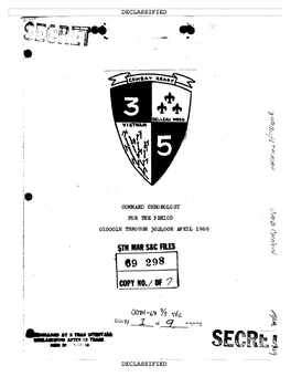 Command Chronology April 1969