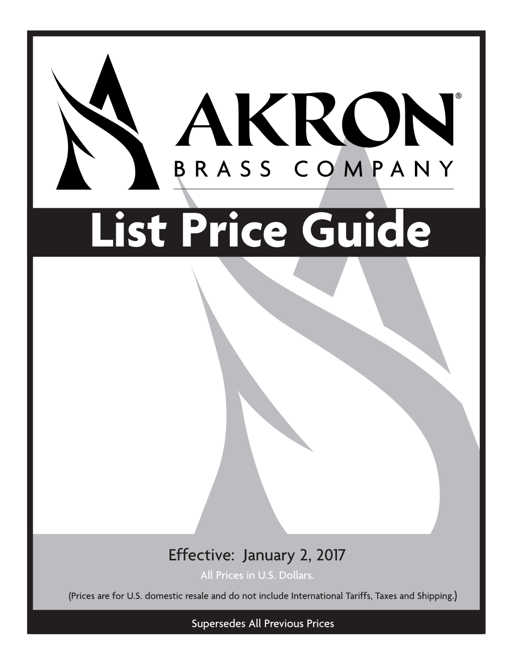List Price Guide
