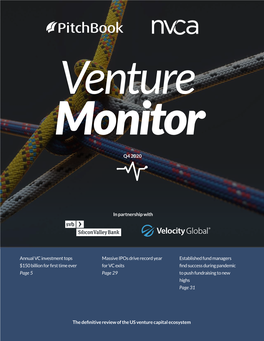 Q4 2020 Pitchbook/NVCA Venture Monitor