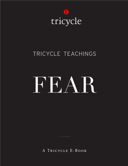 Tricycle Teachings Fear