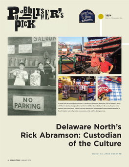 Delaware North's Rick Abramson