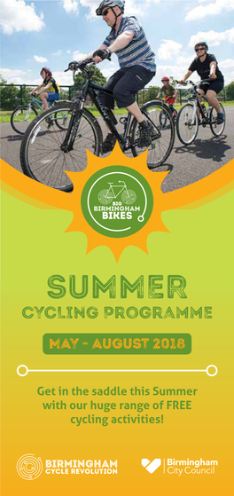 SUMMER CYCLING Programme