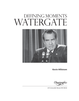 Defining Moments - Watergate FM 7/7/04 3:28 PM Page Iii