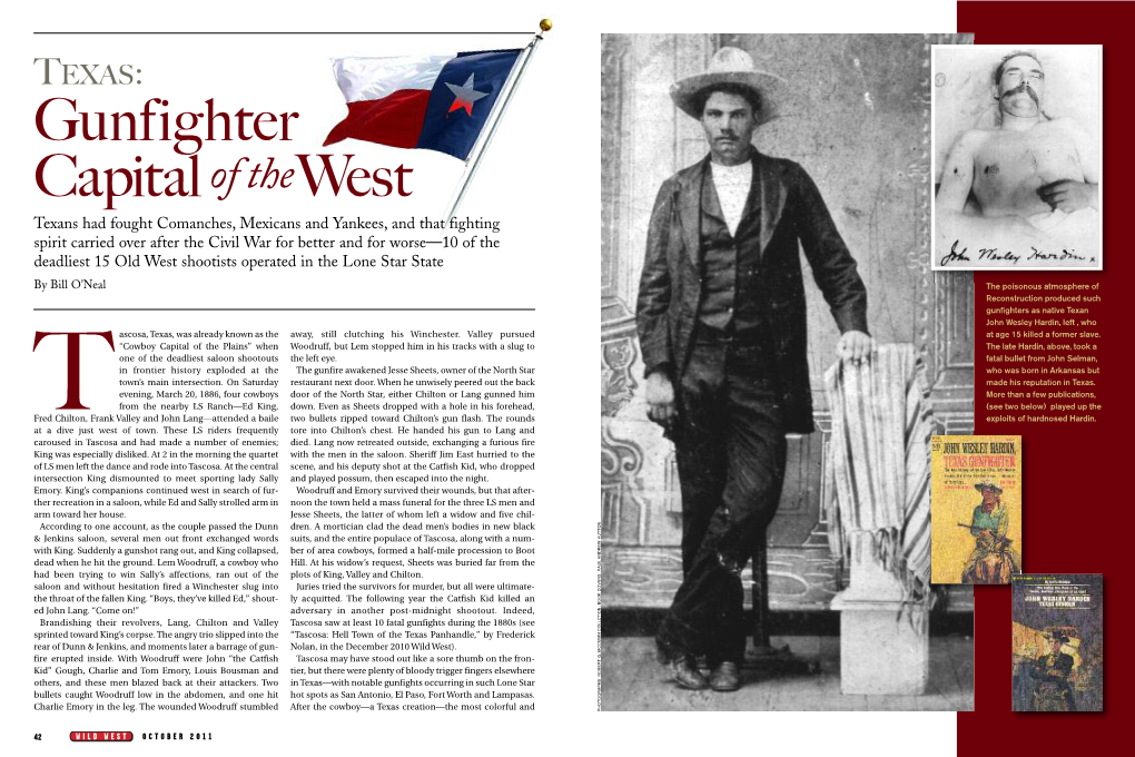 Gunfighter Capitalof Thewest