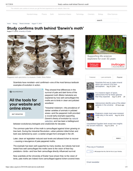 'Darwin's Moth'