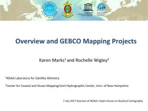 Overview and GEBCO Mapping Projects