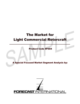 The Market for Light Commercial Rotorcraft