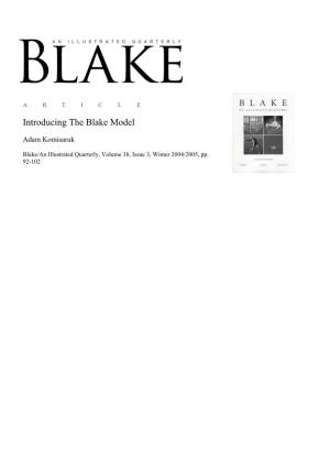 Introducing the Blake Model