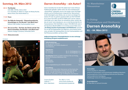 Darren Aronofsky – Ein Autor? 10