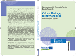 Culture, Heritage, Identity and Food Project