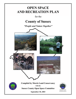 Sussex County Open Space and Recreation Plan.”