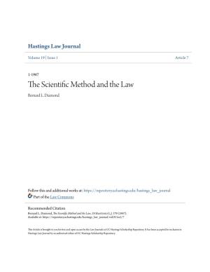 THE SCIENTIFIC METHOD and the LAW by Bemvam L
