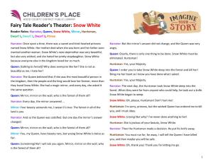 Fairy Tale Reader's Theater: Snow White